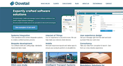 Desktop Screenshot of dovetail.ie