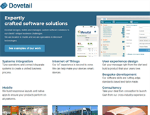 Tablet Screenshot of dovetail.ie